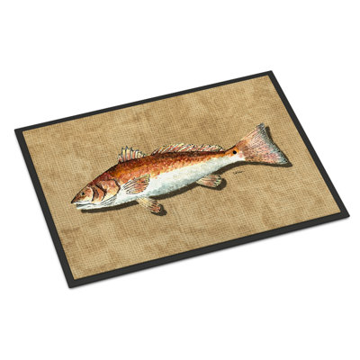 Paillasson d’intérieur antidérapant tiernen Fish