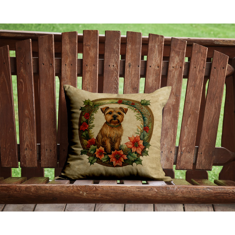Coussin Christmas, 14 po x 14 po, Carré