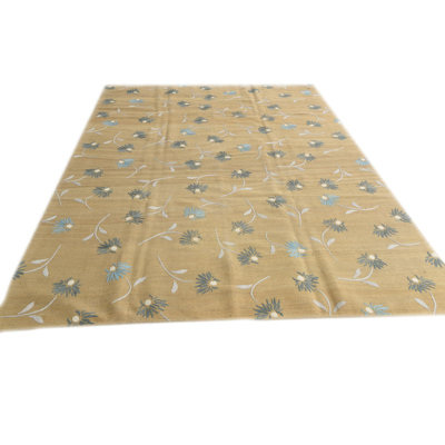 Tapis brun clair 7 x 10 Petrella
