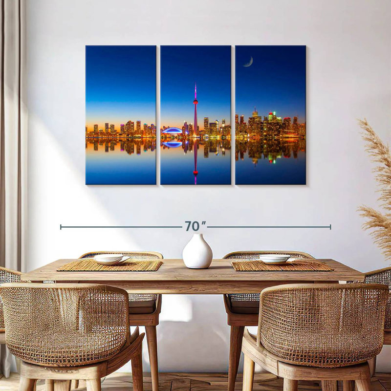 Hannes Toronto City Reflection, 36" H x 57" W