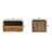 Large Oak-Ish Curve Upper Slot Floating Bedside-590533794