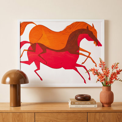 Horses Print by Richard A. Allen