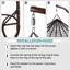 Quinnesec Double Swing Chair with Stand