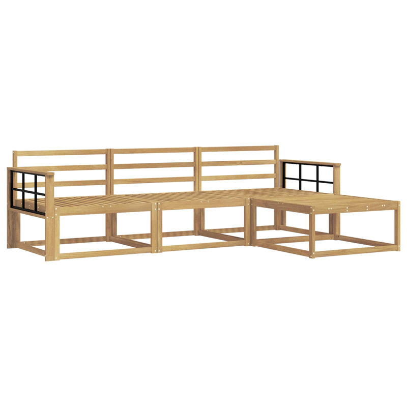 Outdoor Sofa Set Garden Furniture Patio Backyard Seating Modular, 4