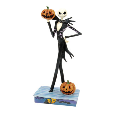 Disney Traditions par Jim Shore Le Cauchemar avant Noël Jack Skellington tenant une citrouille 9,25 pouces