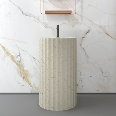 Lavabo de salle de bain sur pied Chloe