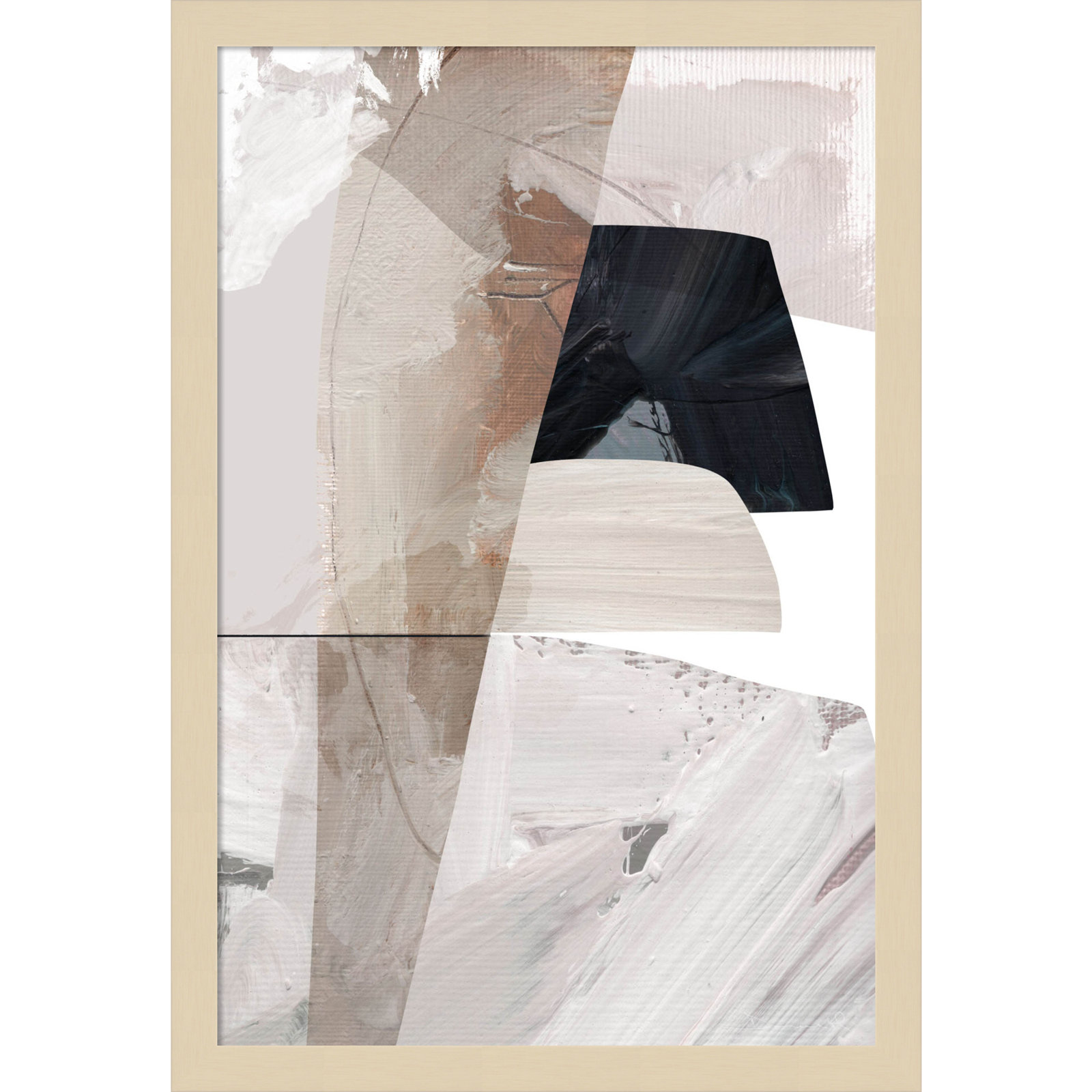 Peleg "Caves" Print by Dan Hobday, Brown, 21" H x 15" W