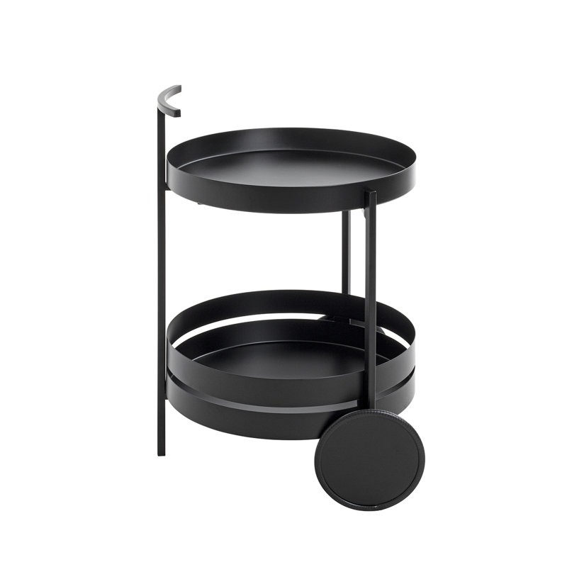 Kees Steel Tubing Bar Cart, Black