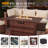 8 - Person Outdoor Wicker Patio Conversation Furniture Set With Fire Pit Table-431831964