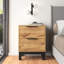 Yonkers 45cm W Manufactured Wood Bedside Table-1103846275