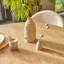 Round Solid Wood Base Dining Table