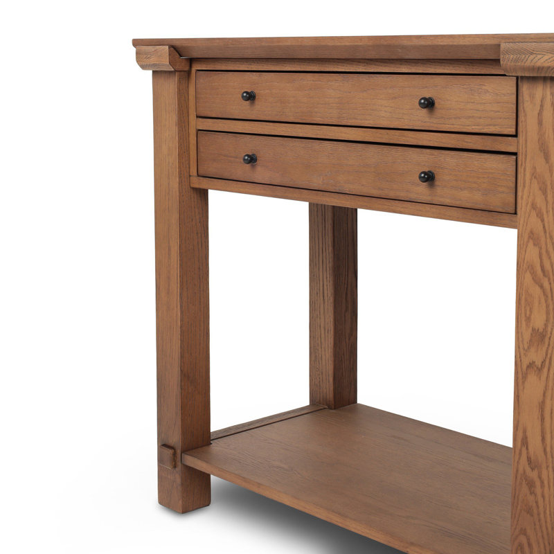 Gardendale 94'' W Solid Wood Console Table