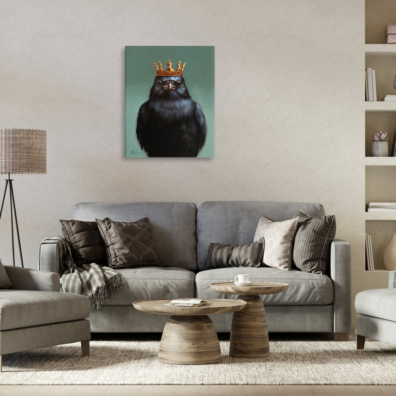 «King Crow», toile réalisée par Lucia Heffernan