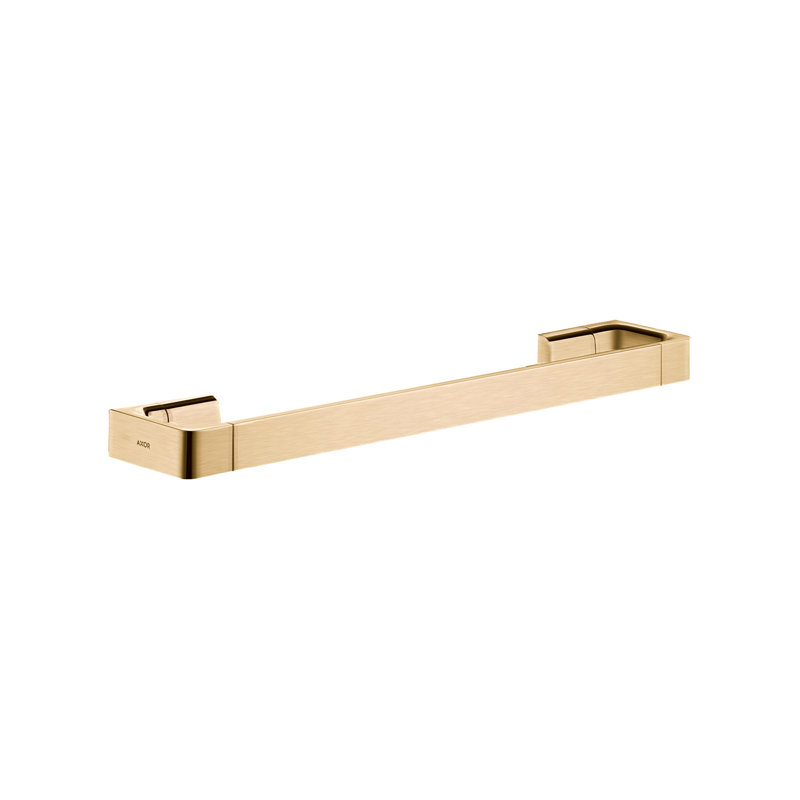 AXOR Universal Softsquare Shower Door Handle, Brushed Gold