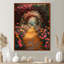 «Blossoming Pink Flowers», art mural-870253640-870253641