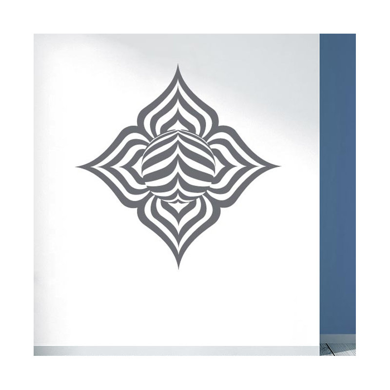Abstract Wall Decal, Grey