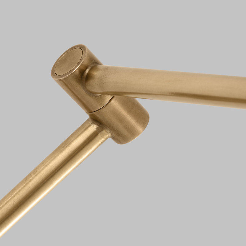 Ponte 1 - Light LED Swing Arm, Natural Brass