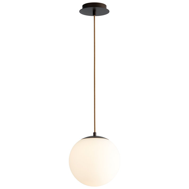 Kamm 1 - Light LED Single Pendant, Oiled Bronze, 133" H x 10" W x 10" D