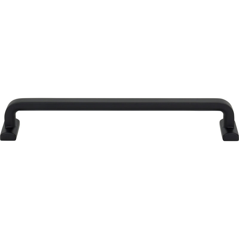 Harrison Bar Pull, Flat Black, 7 9/16" Center to Center