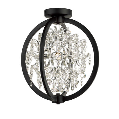 Plafonnier encastré 4 lumières 14 po Nels