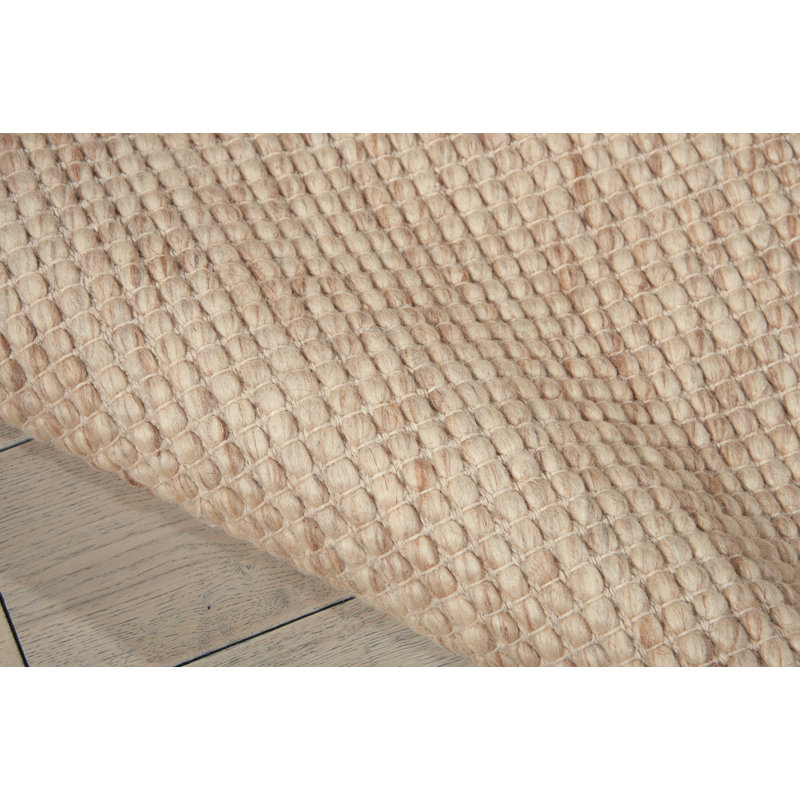 Lowland Solid Colour Hand Woven Area Rug, Rectangle 122 x 183cm