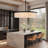 Espen 42" W 8-Light Dimmable Drum Chandelier
