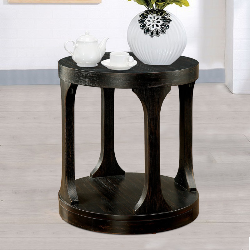 Honeoye Solid Wood Top End Table