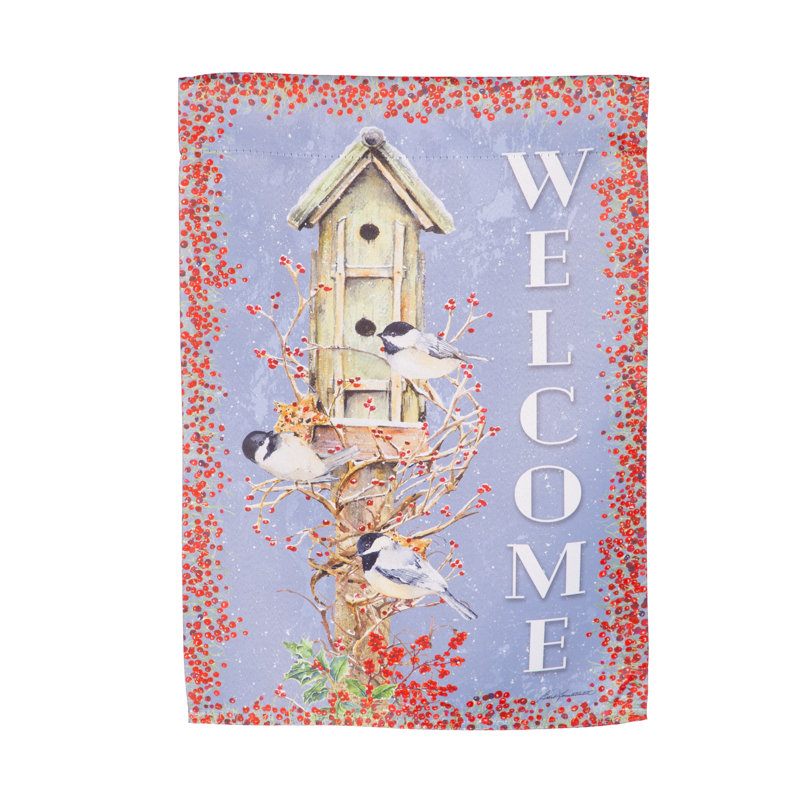 Drapeau de jardin Chickadee Dee Dee