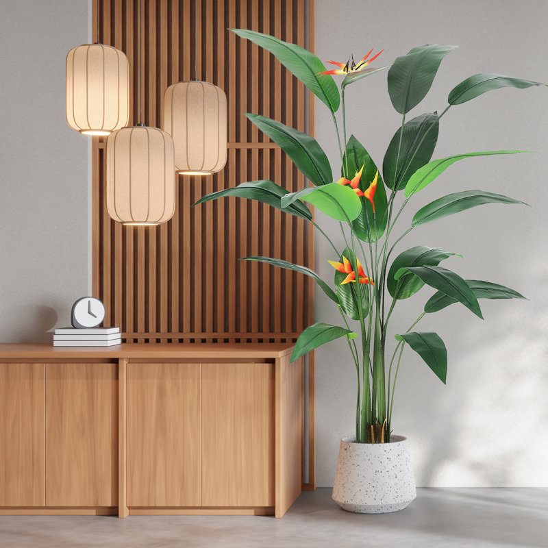 Faux palmier artificiel pour intérieur et extérieur