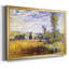 "Vetheuil", reproduction d'art encadrée sur toile par Claude Monet-95889885-95889883