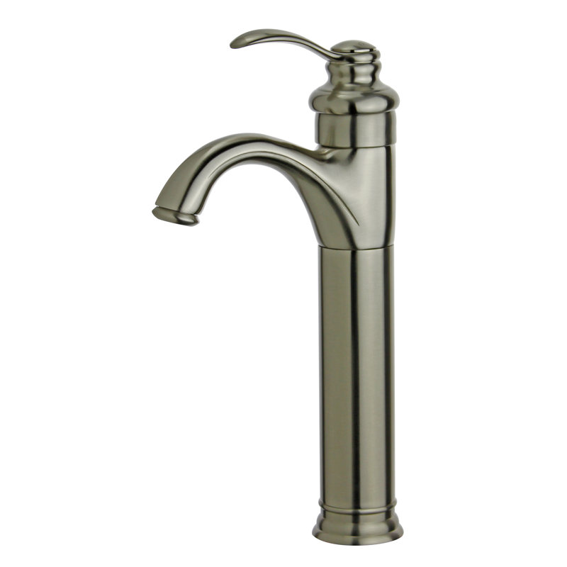 Avian Single-handle Bathroom Faucet with Drain Assembly, Brushed Nickel