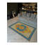 Tapis bleu tissé à envers lavable traditionnel Mosso-1398181533