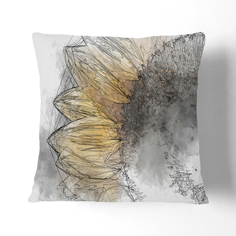 Square Throw Cushion, 55 x 55 cm, Black
