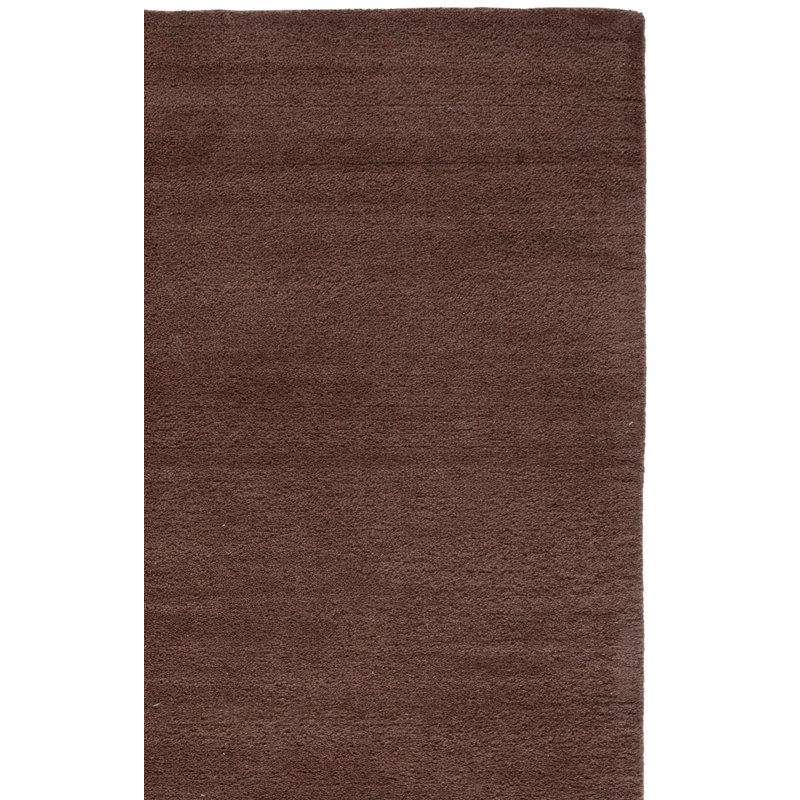 Frann Hand Tufted Wool Solid Color Rug, Rectangle 9' x 12'