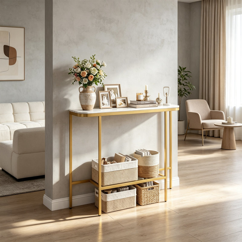 110 cm W Console Table