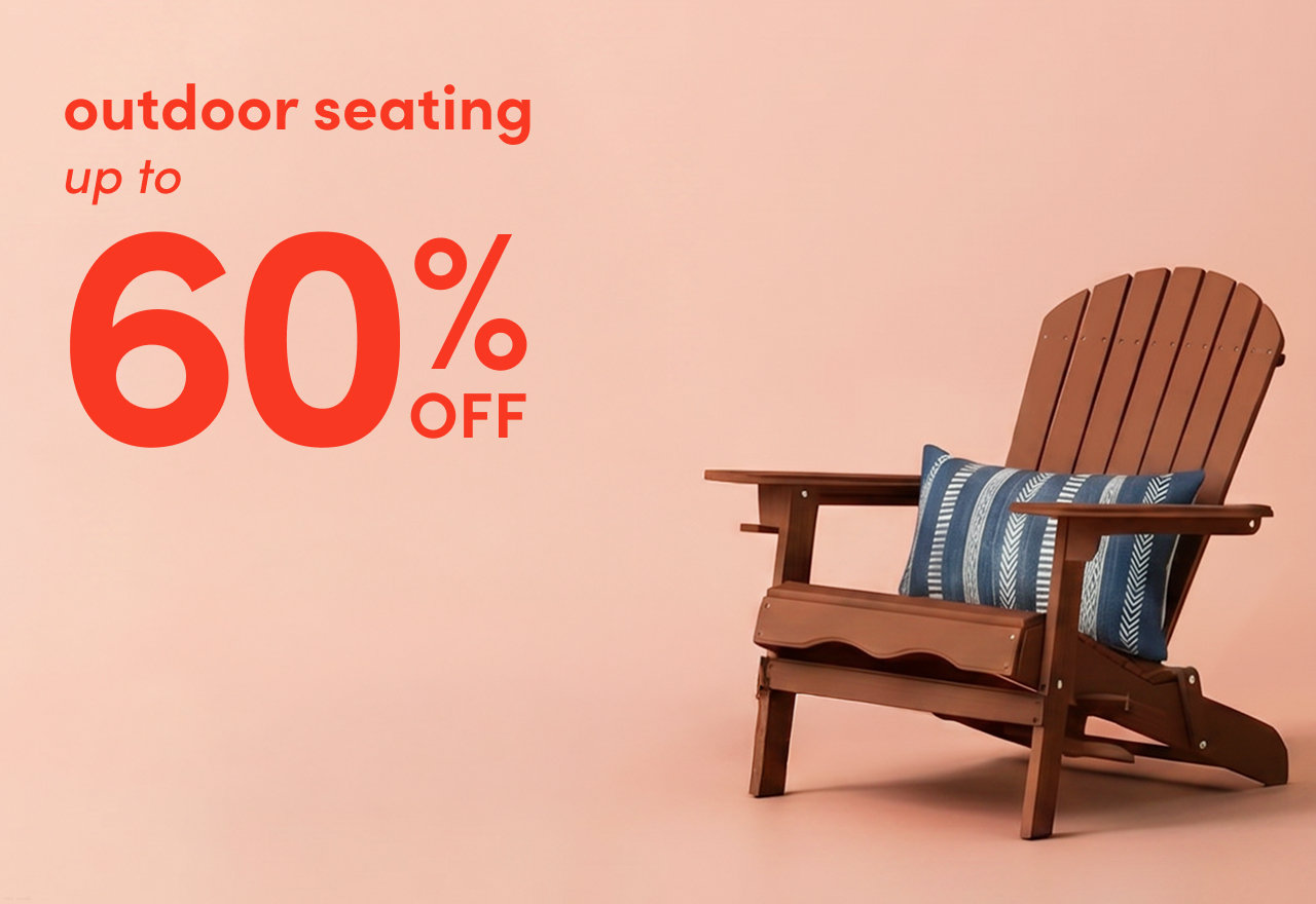 outdoor seating clearance