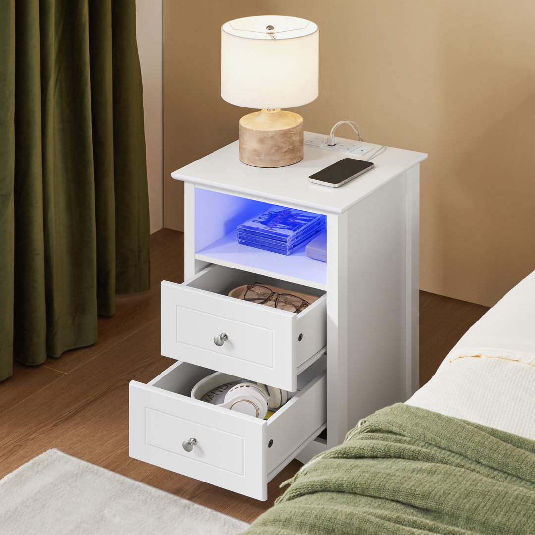 40cm W Bedside Table