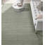 Hand Knotted Viscose Striped Area Rug in Twill Green/Beige-1238875456-1216929368