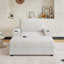 Chaise longue avec repose-pieds avec rangement, canapé-lit avec porte-gobelets et port de chargement USB-1421993441