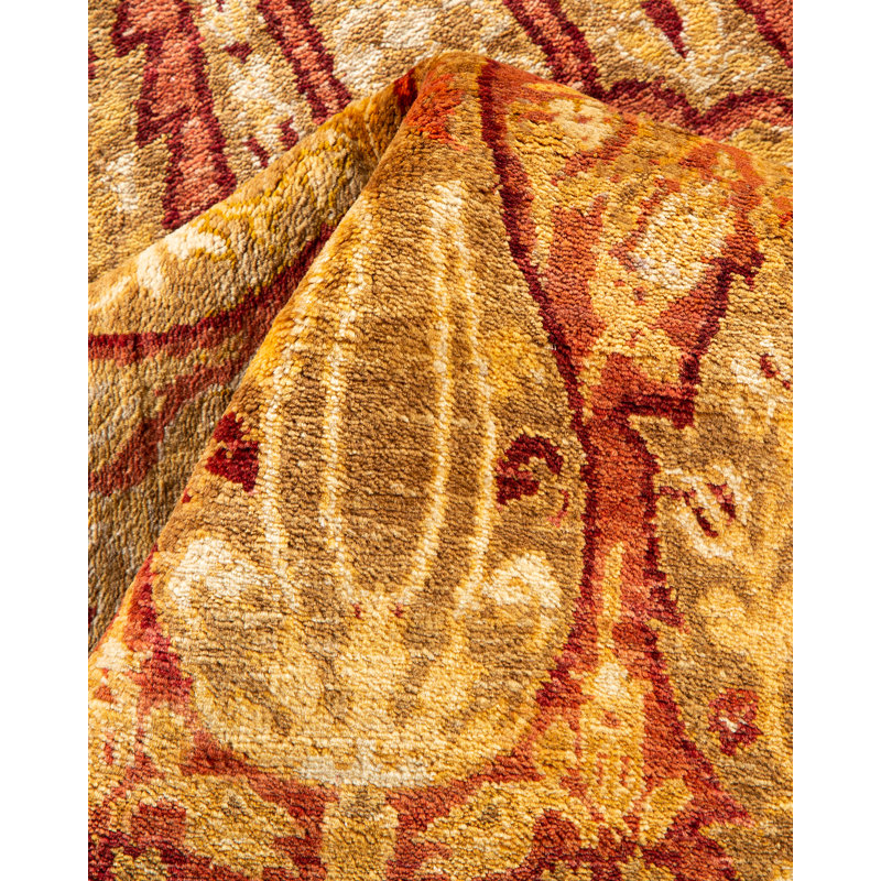 Classic One-of-a-Kind 10' 4" X 14' 0" Hand Knotted Area Rug