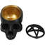 Figurine boîte de bijou de crâne de sorcière noire