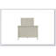 Moderne 1pc lit chambre à coucher lit-bateau tête de lit design blanc-1965735294