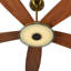 Ventilateur de plafond standard à DEL à 5 pales de 56 po avec télécommande et ensemble d'éclairage-1849833368