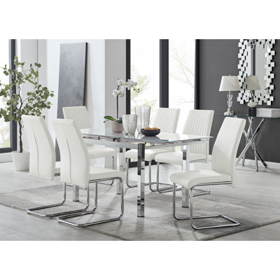 Ensemble de table de salle à manger extensible Tierra Modern