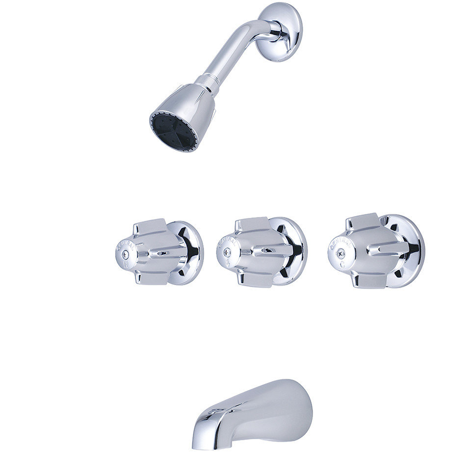 Tub & Shower Faucet with Rough in-Valve Central Brass