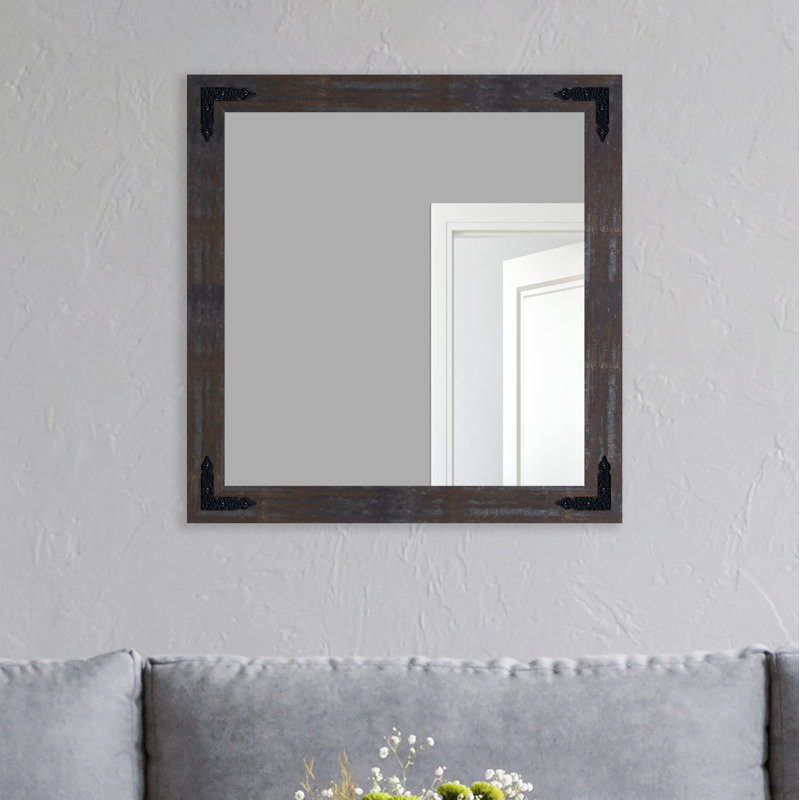 Miroir mural, H 21,5 po x l 21,5 po