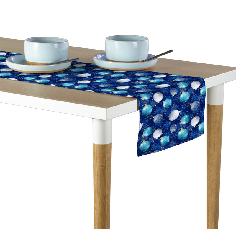 Kim Geometric Table Runner, 12" W x 72" L