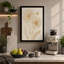 Golden Study Botanical 1 Piece Wrapped Canvas Wall Art-943740853-943740852