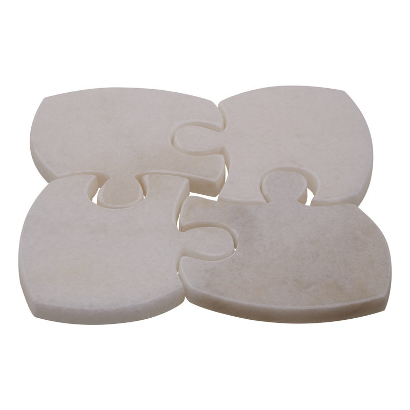 Marble 4 Piece Trivet Set