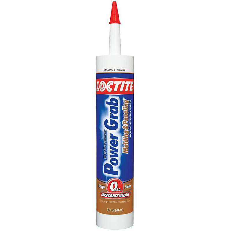 Adhésif pour moulures et panneaux Loctite Power Grab Express - blanc, 9 pi oz.